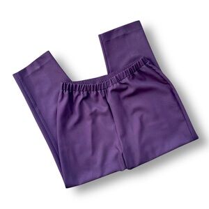 Vintage Women’s Purple High-Waist Stretch Leggings